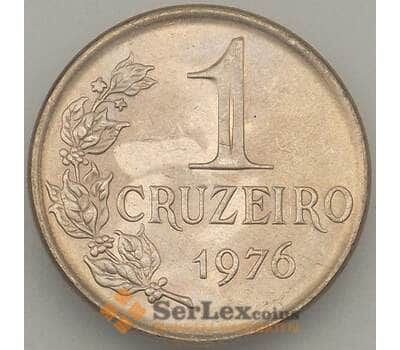 Монета Бразилия 1 крузейро 1976 КМ581а UNC (J05.19) арт. 18067