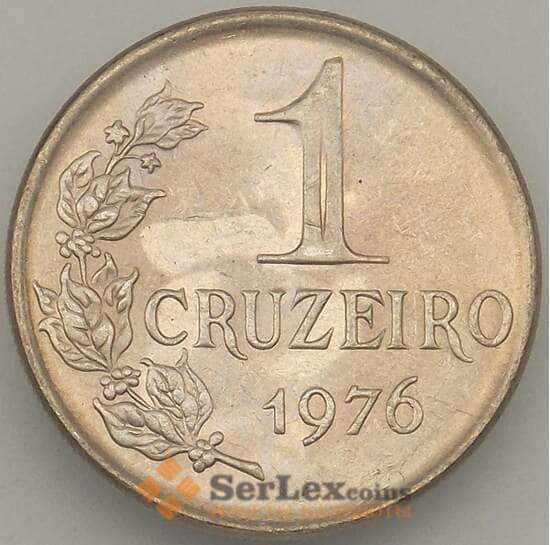 Бразилия 1 крузейро 1976 КМ581а UNC (J05.19) арт. 18067