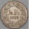 Швейцария монета 1/2 франка 1929 КМ23 XF арт. 44521