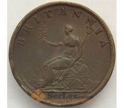 Монета Великобритания 1/2 пенни 1807 КМ622 VF+ Георг III (J05.19) арт. 15685