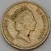 Монета Великобритания 1 фунт 1989 арт. 30146