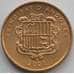 Монета Андорра 2 сантима 2002 КМ179 AU арт. 14614