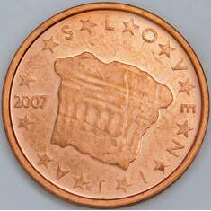 Словения 2 евроцента 2007 КМ69 АU арт. 57443