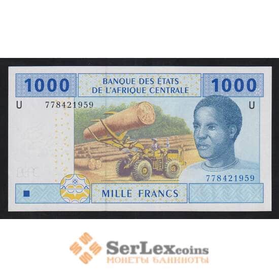 Камерун 1000 франков 2002 Р207Ue(1) UNC арт. 54695 Камерун 1000 франков 2002 Р207Ue(1) UNC арт. 54695