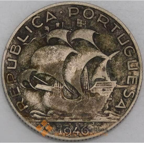 Португалия монета 2,5 эскудо 1946 КМ580 VF арт. 47572