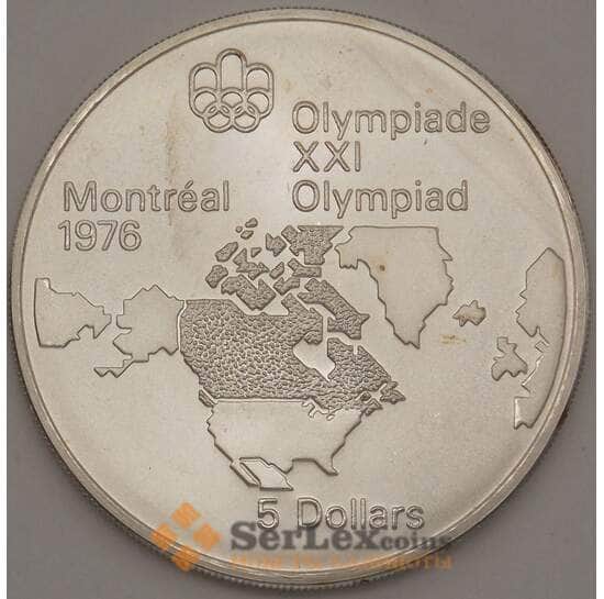 Канада 5 долларов 1973 КМ85 BU Олимпийские игры Монреаль (n17.19) арт. 21665