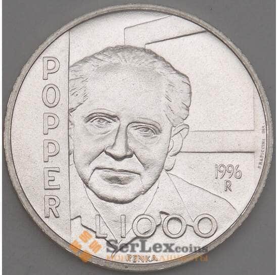 Сан-Марино 1000 лир 1996 КМ358 UNC (n17.19) арт. 21410 Сан-Марино 1000 лир 1996 КМ358 UNC (n17.19) арт. 21410