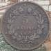 Монета Франция 5 сантимов 1885 А КМ821 VF+ арт. 38905