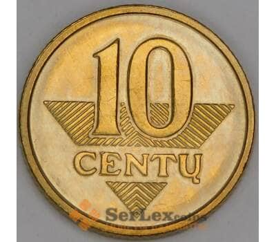 Литва 10 центов 2010 КМ106 UNC арт. 53329