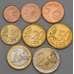 Монета Словения Набор 1 цент -2 евро (8 шт) 2007-2019 UNC арт. 21763