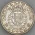 Монета Мозамбик 20 эскудо 1960 КМ80 aUNC Серебро  арт. 18579