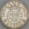 Мозамбик 20 эскудо 1960 КМ80 aUNC Серебро  арт. 18579