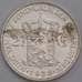 Нидерланды монета 2 1/2 гульдена 1939 КМ165 F арт. 42903