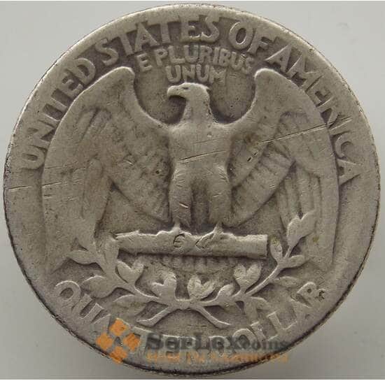 США 25 центов квотер 1946 KM164 VF арт. 12268