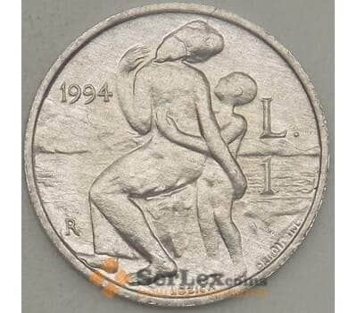 Монета Сан-Марино 1 лира 1994 UNC (n17.19) арт. 21522
