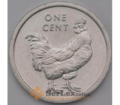 Монета Кука острова 1 цент 2003 КМ422 UNC Петух  арт. 17435