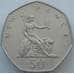 Монета Великобритания 50 пенсов 1979 КМ9413 aUNC (J05.19) арт. 16391