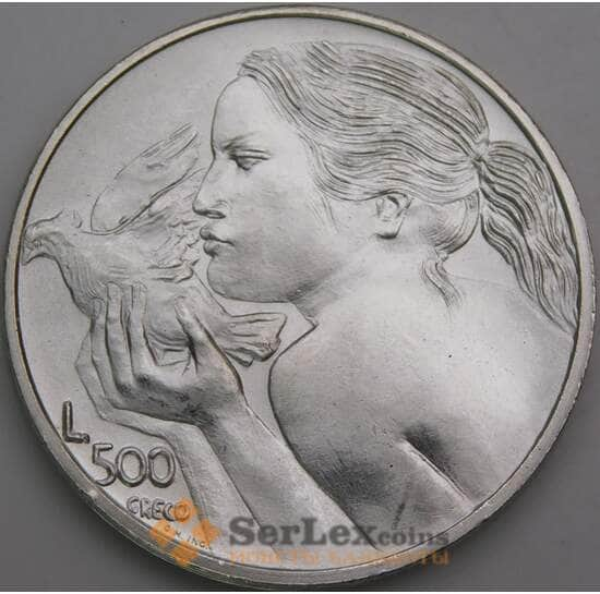 Сан-Марино 500 лир 1973 КМ29 UNC арт. 49697