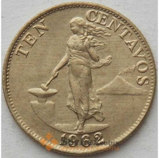 Филиппины 10 сентаво 1962 КМ188 UNC (J05.19) арт. 15795