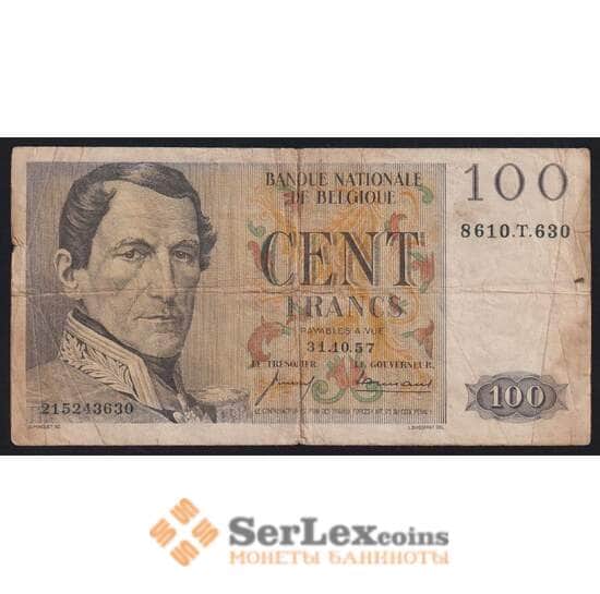 Бельгия 100 франков 1957 Р129 VG арт. 53007