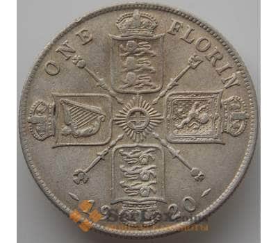 Монета Великобритания 1 флорин 1920 КМ817a AU-aUNC арт. 11944