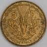 Французская Западная Африка 5 франков 1956 КМ5 XF арт. 54816