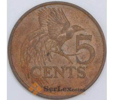 Тринидад и Тобаго 5 центов 1977 КМ30 VF арт. 57546