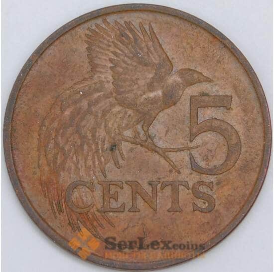 Тринидад и Тобаго 5 центов 1977 КМ30 VF арт. 57546