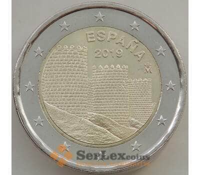 Монета Испания 2 евро 2019 UNC Старый город Авила наследие ЮНЕСКО арт. 13973