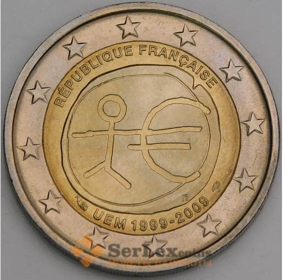 Франция 2 евро 2009 КМ1590 UNC 10 лет евро арт. 46757