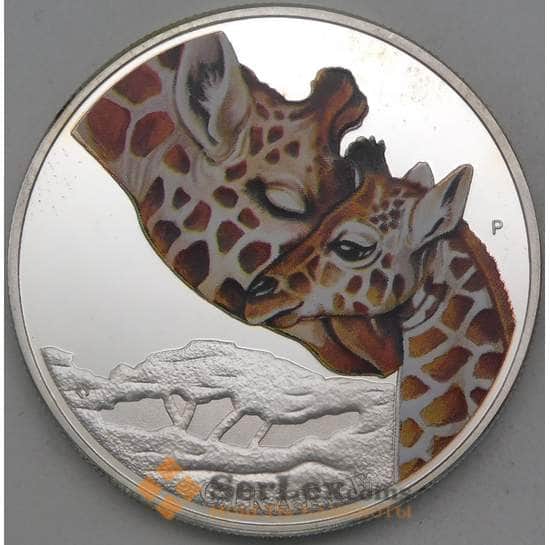 Тувалу 50 центов 2014 Жирафы Копия арт. 26714