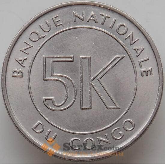Конго 5 макута 1967 КМ9 UNC арт. 12604