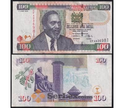 Кения банкнота 100 шиллингов 2005 Р48а AU арт. 48132