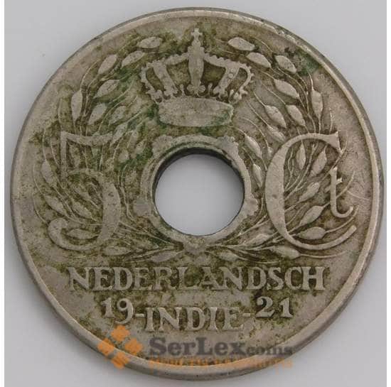 Нидерландская Восточная Индия 5 центов 1921 КМ313 VF арт. 46292