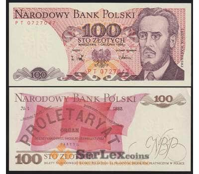 Польша банкнота 100 злотых 1988 Р143 UNC арт. 48088