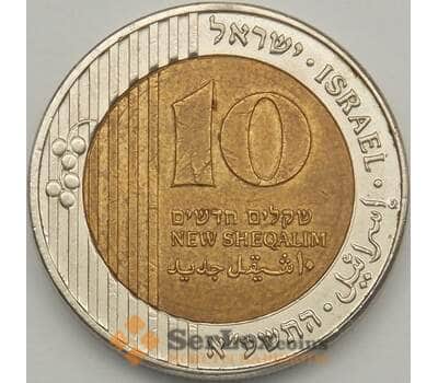 Монета Израиль 10 шекелей 2011 КМ270 XF арт. 18751