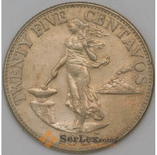 Филиппины 25 сентаво 1966 КМ189 VF арт. 22783