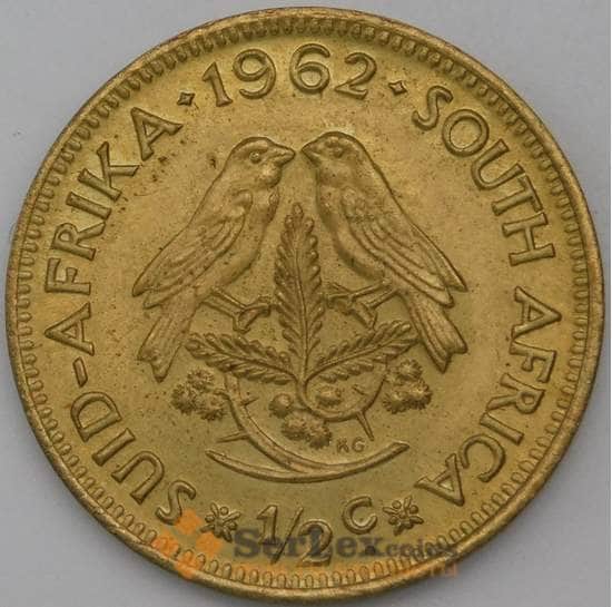 Южная Африка ЮАР 1/2 цента 1962 КМ56 aUNC арт. 28871