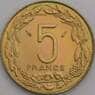 Центральная Африка 5 франков 1983 КМ7 UNC арт. 50065