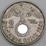 Германия монета 2 марки 1939 A КМ93 XF арт. 22204