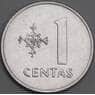 Литва 1 цент 1991 КМ85 UNC арт. 53324