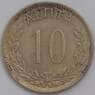 Греция 10 лепта 1895 КМ59 XF арт. 40050