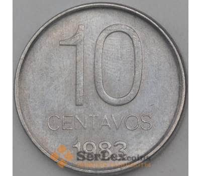 Монета Аргентина 10 сентаво 1983 КМ89 UNC арт. 26994