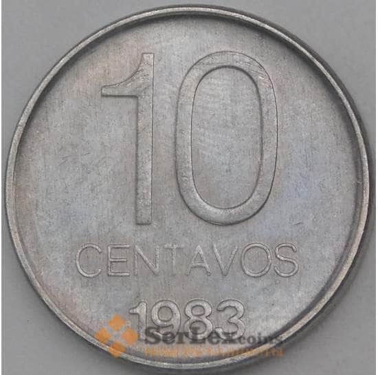 Аргентина 10 сентаво 1983 КМ89 UNC арт. 26994