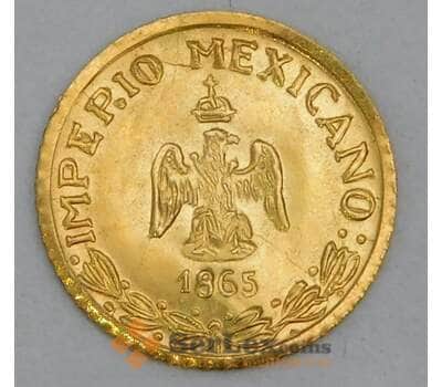 Мексика токен 1 песо 1865  арт. 56162