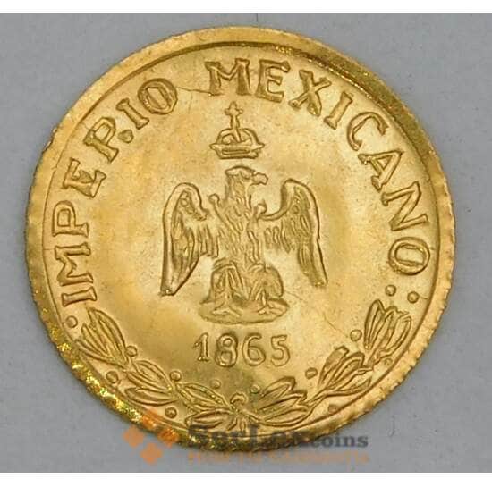 Мексика токен 1 песо 1865 арт. 56162 Мексика токен 1 песо 1865 арт. 56162