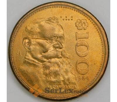 Мексика 100 песо 1984 КМ493 UNC арт. 56368