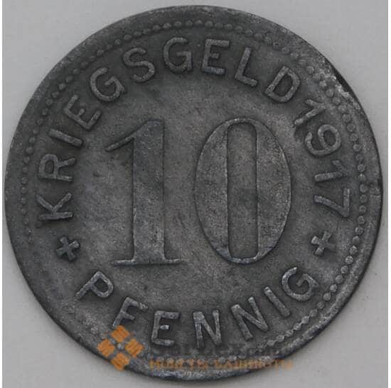 Германия Нотгельд 10 пфеннигов 1917 Меттманн арт. 23238