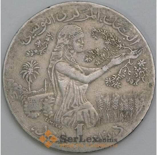 Тунис 1 динар 1990 КМ319 VF арт. 55227 Тунис 1 динар 1990 КМ319 VF арт. 55227