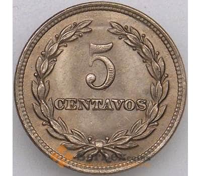 Монета Сальвадор 5 сентаво 1972 КМ134 UNC (J05.19) арт. 18189